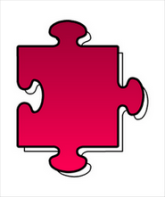 A jigsaw puzzle piece
