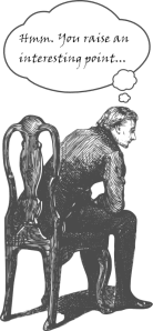 thinking man interesting point