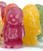 Jelly candy people in several different colors