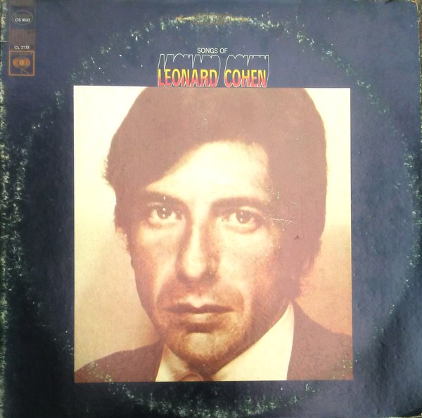 A worn LP jacket of the Songs of Leonard Cohen